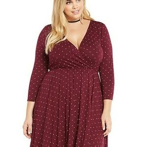 Red Polka dot Dress (Torrid)